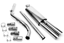 Racing Exhaust System 2x76mm
