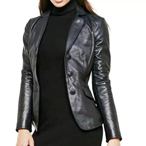 Ladies black slim fit - black,
