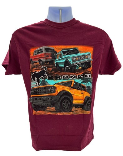 Ford bronco off road maroon - ford,