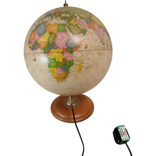 Illuminated tabletop globe - illuminated,