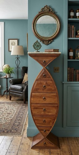 Exceptional art deco - art, hourglass