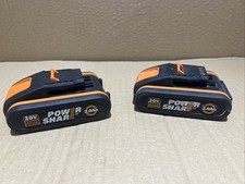 x2 Faulty WORX Batteries 20V 2.0Ah Battery Packs Genuine Worx NON WORKING #41