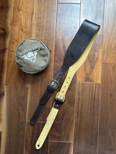 Heistercamp Custom Bespoke Handmade Leather Guitar Strap made In UK