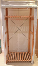 Single polycotton and wood
