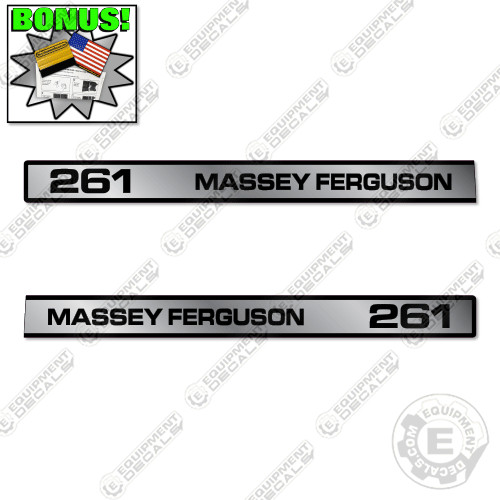 Fits massey ferguson 261 decal - massey,