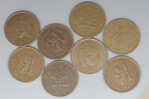 Png toea coins 8 1975 - *,