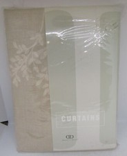 Brand New Dreams 'N' Drapes Curtains 117x137 (46x54) Natural/Neutral Leaves