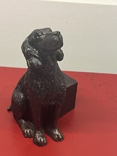 Bronze Effect Resin Spaniel