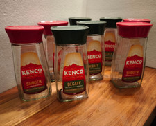6x Kenco Original 200g Empty Coffee Glass Jars