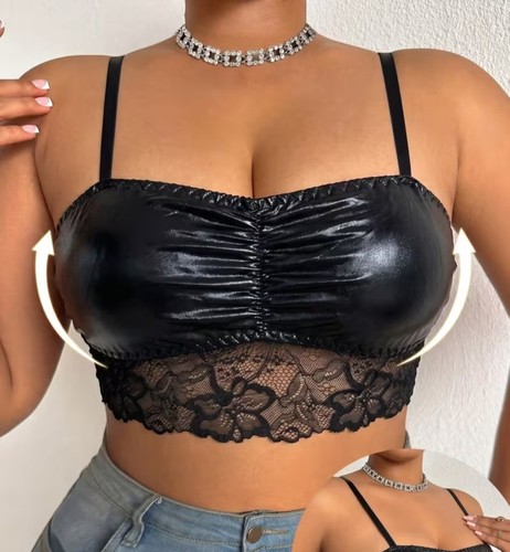 Womens black faux leather - womens,