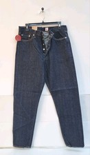 Edwin Jeans Japan 14oz Kurabo Red Selvage Loose Tapered Blue Denim W32 L32.