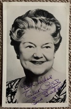 Violet Carson ~ Ena Charles ~ Coronation Street. Hand Signed Autograph Photo