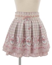 Liz Lisa Sweet British Garden Pink Rose Floral skirt sukapan jfashion Japanese