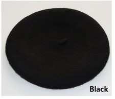 Vintage Colorful Unisex Men Women Wool Warm Beret Beanie Hat Cap French Style 