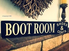 Boot Room Sign Vintage Style