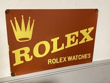 Rolex watch advertising - watch, metal