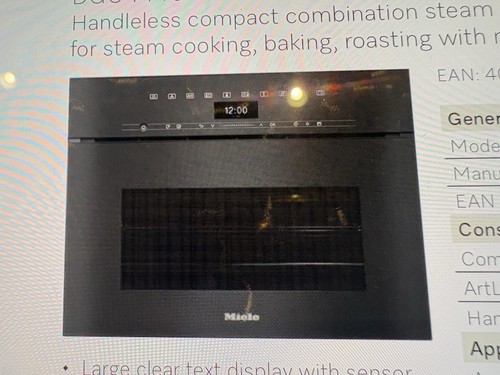 Miele dgc 7440x built - miele, built-in