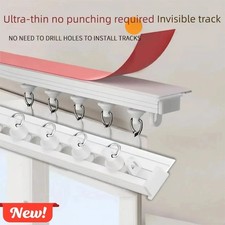 Self adhesive curtain track - self,