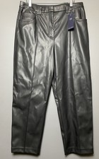M&S Women's Faux Leather Black