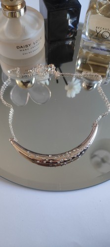 Sparkling curved bar pendant - sparkling,