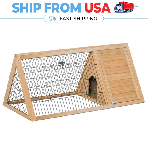 Wooden rabbit hutch - wooden,