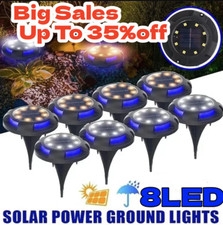 Solar Power Ground Lights 8LED