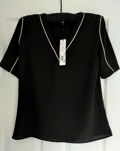 New gok black short sleeved - -,