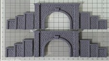 Z Gauge Tunnel Double Track Stone Portal Model Railway Train Layout 1:220 Scale