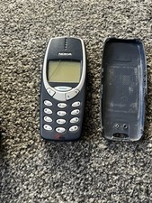 Nokia 3310 - Blue (Network o2) Mobile Phone Spares Or Repair