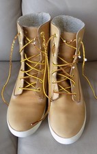 Timberland Tan Nubuck Leather Fleece Lined Ankle Boots Size UK 6 ladies