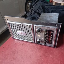 Radiomobile 4220 Vintage Car Valve Radio With HMV Badge Rover P4 