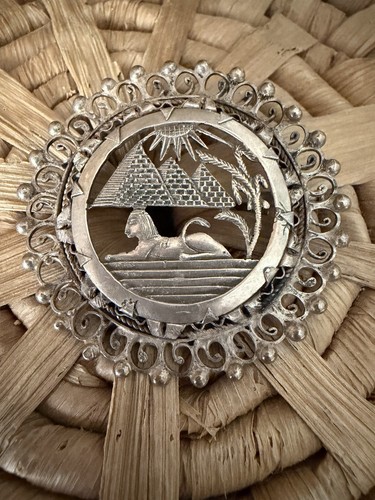 Vtg egyptian revival pyramid - revival,