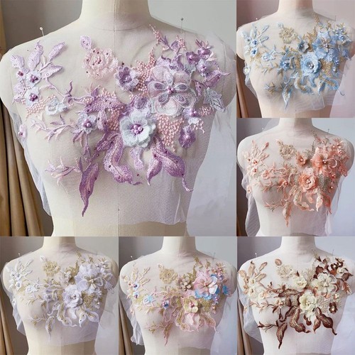 Diy embroidered floral patches - diy,