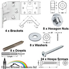 Set of 4 Large Table Corner
