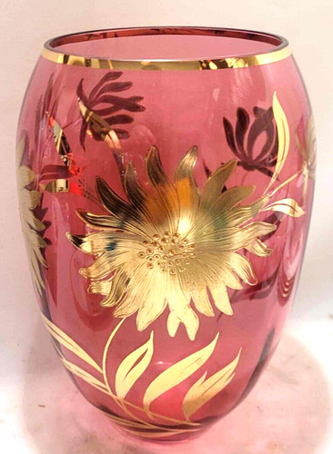 Ruby red glass - ruby, barrel