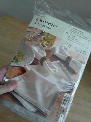 Napkins 100 pure cotton - 100%,