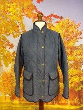 Toggi Heritage blue 85% polyester quilted padded Jacket. UK women's size Large