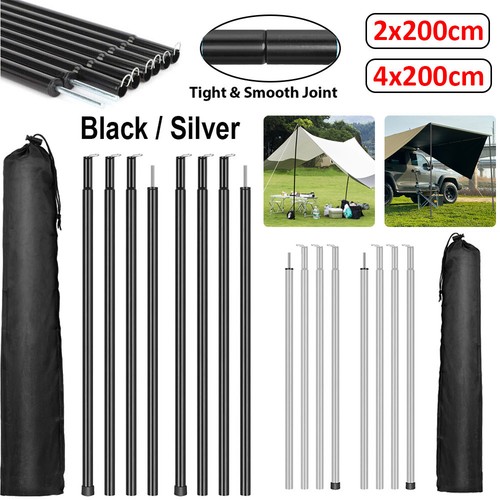 Adjustable tent poles - 4x,