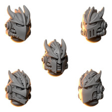 Heads Pack 3 Anvil Wardens