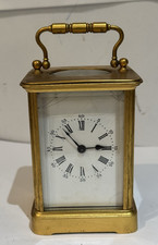 Antique Brass 8 Day Carriage