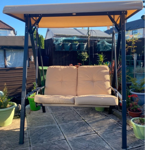 Garden swing bench seater - garden,