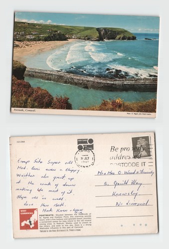 Postcard portreath cornwall - portreath,