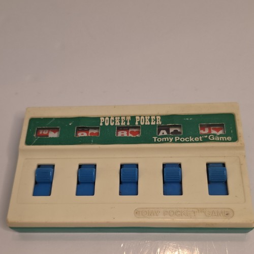 Tomy pocket poker game vintage - tomy,