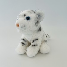 Wild Republic Soft Toy Cuddly Plush White Tiger Stuffed Animal Cuddly Plush 7”