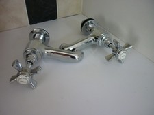 Heritage Dawlish Bath Taps, Chrome - used a couple of times, as shown in photos
