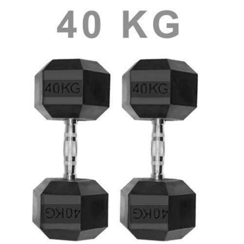 Hex dumbbells weights rubber - hex,