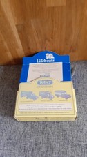 LLEDO DIE-CAST MODELS LIFEBOATS & TETLEY TEA BAG VAN BOTH BOXED