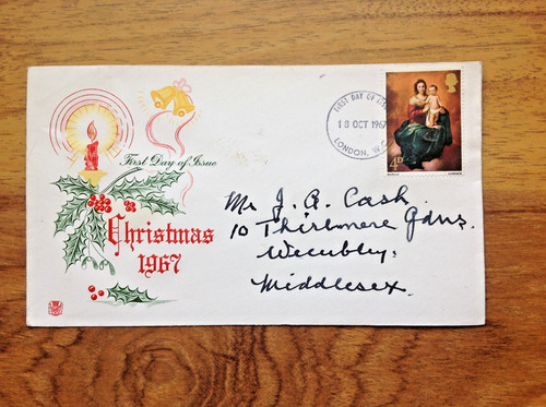 Christmas 1967 first day - gb,