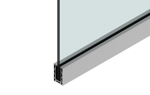Satin anodised glass - anodised,