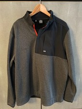 Under Armour Mens Storm Sweater Fleece Half Zip Steel 2XL